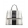 Givenchy Pandora Small Watersnake Satchel Bag White/Black