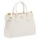 Prada Medium Galleria Bag In White Saffiano Leather