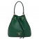 Prada Bucket Bag In Green Saffiano Leather