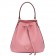 Prada Bucket Bag In Pink Saffiano Leather