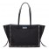 Prada Black Etiquette Fabric Tote With Metal Stud Trim