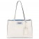 Prada Etiquette Tote Bag In White Calf Leather