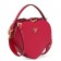 Prada Odette Heart Bag In Red Saffiano Leather