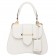 Prada White Large Sidonie Saffiano Leather Bag