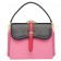 Prada Belle Bag In Pink/Black Calf Leather