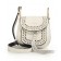 Chloe Hudson Mini Perforated Leather Shoulder Bag White