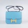 Hermes Constance Cowskin Leather Bag H017 light blue golden