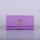 Yves Saint Laurent Lady Genuine Leather Purse Purple 39321