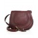 Chloe Marcie Medium Round Crossbody Bag Dark Velvet