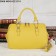 Miu Miu Grainy Madras Yellow Medium Top Handle Bag