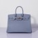 Hermes 35cm Birkin Bag Epsom Leather Blue Lin Gold