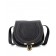 Chloe Marcie Small Saddle Bag Black