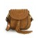 Chloe Hudson Tasseled Suede Crossbody Bag Caramel