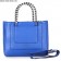 Bvlgari New Hand Carry Serpenti Ferrari Leather Bag Blue 80381