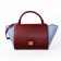 Celine Large Trapeze Leather Bag Red Ice Blue
