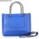 Bvlgari New Hand Carry Serpenti Calfskin Leather Bag Blue 80382