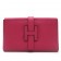 Hermes Wallet H1125 Wallet Cow Leather Pink