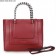 Bvlgari New Hand Carry Serpenti Ferrari Leather Bag Purplish Red 80381