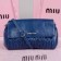 Miu Miu Pressed Matelasse Nappa leather Shoulder Bag RP0350 Blue