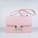 Hermes calf Leather Message Bag H020 pink silver