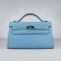 Hermes Kelly 22cm handbag H008 light blue