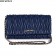 Miu Miu Dark Blue Lambskin Leather Shoulder Bag