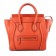 Celine Large Luggage Tote Neon Orange Handbag