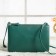 Celine Small Trio Crossbody Bag In Green Calfskin