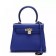 Hermes Kelly 25cm Togo Leather Bag Electric Blue Gold