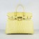 Hermes Birkin 35cm Crocodile head Veins Handbags yellow golden