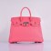 Hermes Birkin 35cm Togo leather Handbags Lip Pink Silver