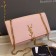 Yves Saint Laurent Medium Monogramme Tassel Bag In Nude Calfskin