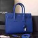 Yves Saint Laurent Small Sac De Jour Bag In Blue Leather