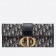 Dior 30 Montaigne Clutch Bag In Blue Oblique Canvas