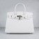 Hermes Birkin 30cm Togo leather Handbags white silver