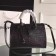 Yves Saint Laurent So Black Small Monogram Cabas Bag In Crocodile Leather