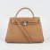 Hermes Kelly 32cm Togo leather 6108 light coffee silver