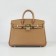 Hermes Birkin 25cm Handbag 6068 light coffee golden