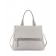 Givenchy Pandora Pure Medium Calf Leather Satchel Bag Gray