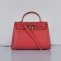 Hermes Kelly 32cm Ostrich Vein 6108 Red Golden