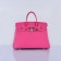 Hermes Birkin 35cm Togo leather Handbags Rose Silver