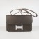 Hermes Constance 28cm Togo Leather Bag Dark Coffee Silver