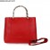 Bvlgari New Hand Carry Serpenti Calfskin Leather Bag Red 80382