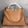 Fendi Peekaboo Essential Bag In Camarel Calfskin