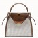 Fendi Peekaboo X Lite Medium Bag In White Perforated Leather