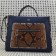 Fendi Small Runaway Bag In Blue Leather With Python