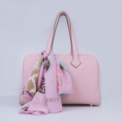 Hermes Togo leather handbag H2802 pink
